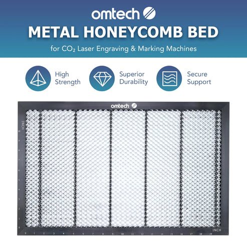 Table en nid d'abeille en aluminium pour machines de gravure laser