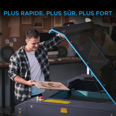 100W Graveur et découpeur laser CO2 avec 1000x600mm Zone de Travail, Autofocus |  Pronto 45