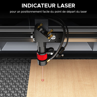 40W Graveur Laser portable & Découpe laser avec surface de gravure de 300x200mm | K40 Plus