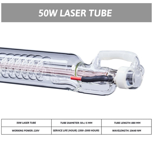 50W CO2 Laser Tube 50W CO2 Laser Tube Graveur laser et decoupe laser