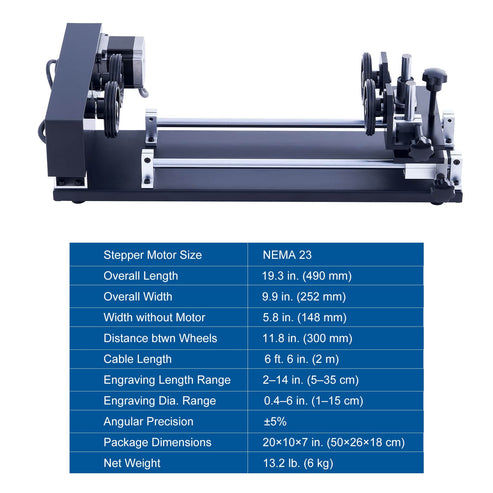 rotary-axis-for-co2-laser-engraving-machine-spec